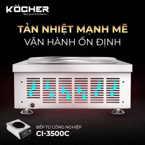 Bếp từ công nghiệp Kocher CI-3500C - bep tu cong nghiep kocher ci 3500c 2