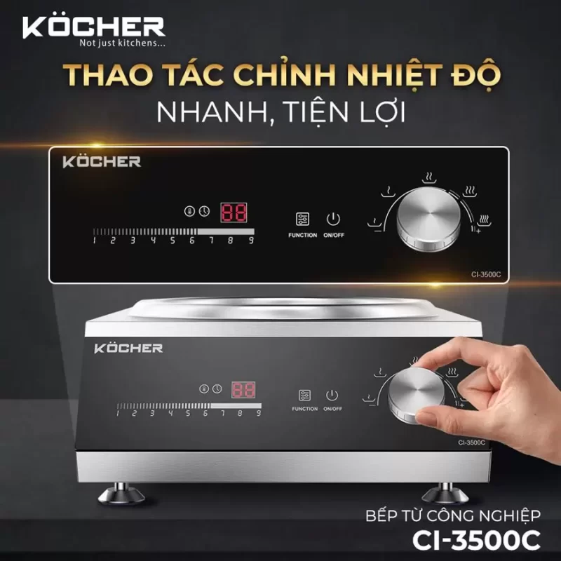 Bếp từ công nghiệp Kocher CI-3500C 14 Bếp từ công nghiệp Kocher CI-3500C