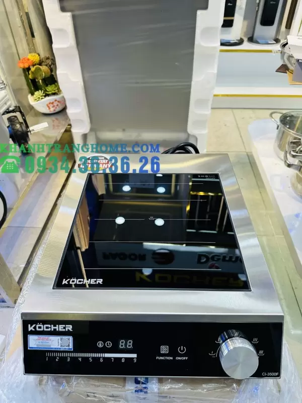 Bếp từ công nghiệp Kocher CI-3500F - bep tu cong nghiep kocher ci 3500f 3