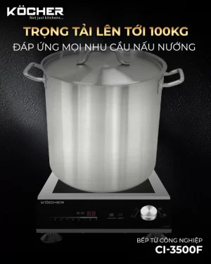 Bếp từ công nghiệp Kocher CI-3500F - bep tu cong nghiep kocher ci 3500f 4