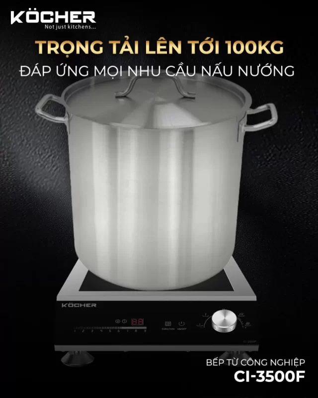Bếp từ công nghiệp Kocher CI-3500F - bep tu cong nghiep kocher ci 3500f 4