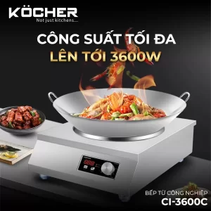 Bếp từ công nghiệp Kocher CI-3600C - bep tu cong nghiep kocher ci 3600c6