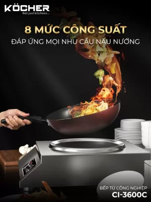 Bếp từ công nghiệp Kocher CI-3600C - bep tu cong nghiep kocher ci 3600c8