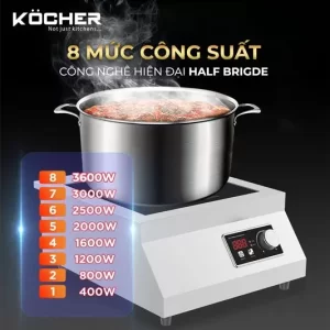 Bếp từ công nghiệp Kocher CI-3600F - bep tu cong nghiep kocher ci 3600f