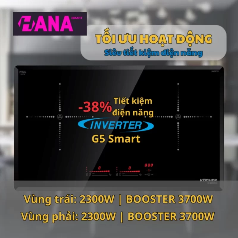 Bếp từ đôi Kocher DI-806GE02 15 Bếp từ đôi Kocher DI-806GE02