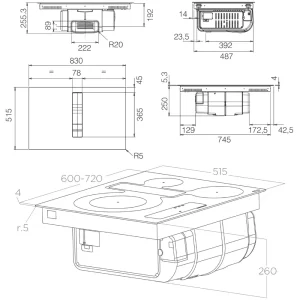 Bếp từ kết hợp hút mùi Elica NIKOLATESLA FIT BL/A/60 PRF0167053 - bep tu ket hop hut mui elica nikolatesla fit bl a 60 prf0167053 4