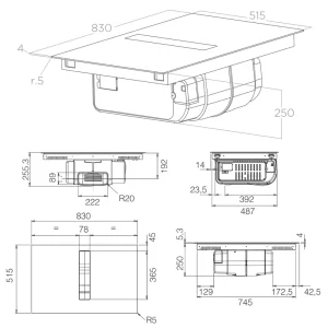Bếp từ kết hợp hút mùi Elica NIKOLATESLA FIT XL BL/A/83 PRF0179476 - bep tu ket hop hut mui elica nikolatesla fit xl bl a 83 prf0179476 2