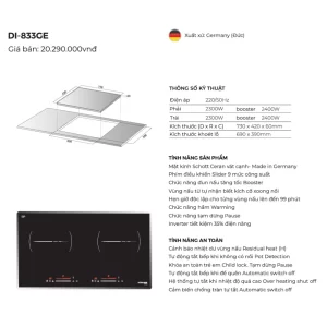 Bếp từ Kocher DI-833GE - bep tu kocher di 833ge 5