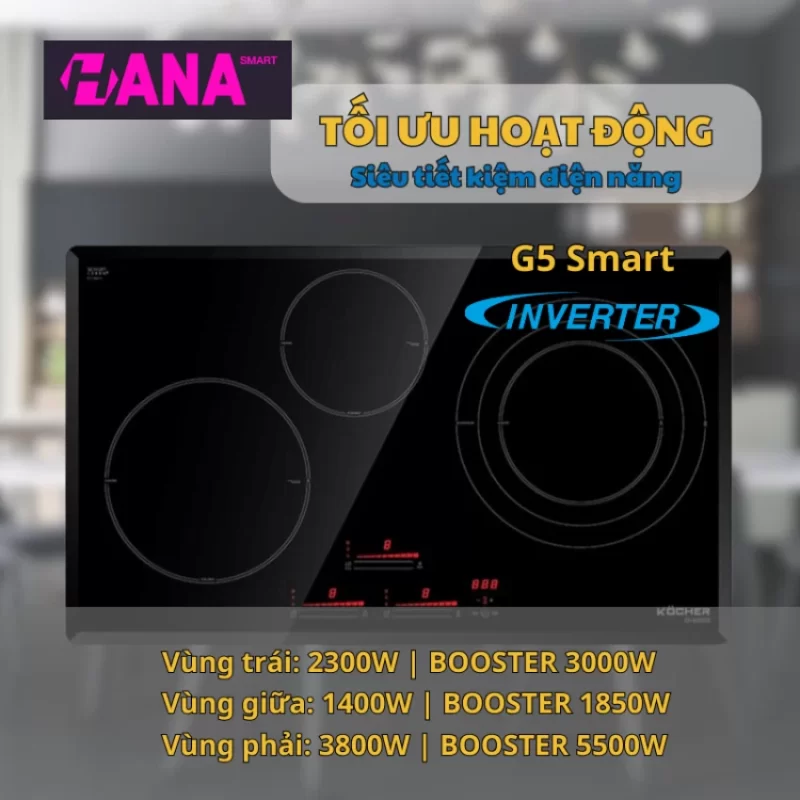 Bếp từ Kocher DI-855GE 19 Bếp từ Kocher DI-855GE