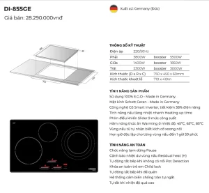 Bếp từ Kocher DI-855GE - bep tu kocher di 855ge10