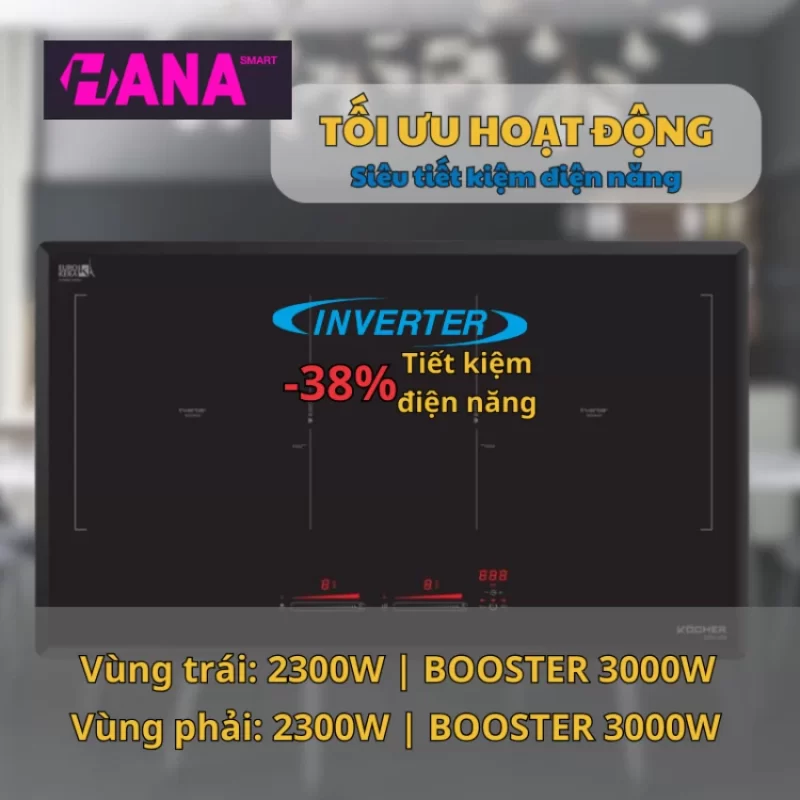 Bếp từ Kocher DIB4-888 17 Bếp từ Kocher DIB4-888
