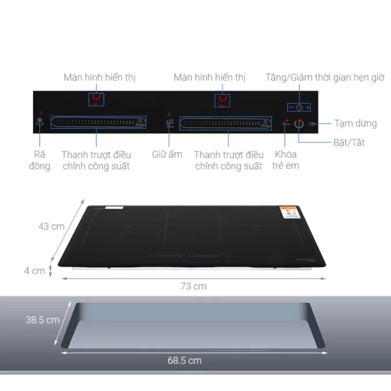 Bếp từ Kocher DIB4-888 19 Bếp từ Kocher DIB4-888