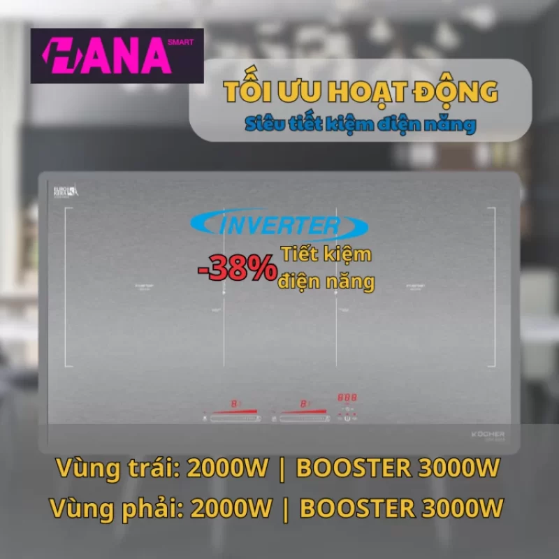 Bếp từ Kocher DIB4-888MI 21 Bếp từ Kocher DIB4-888MI