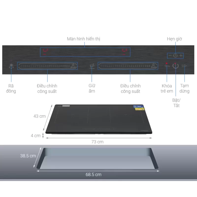 Bếp từ Kocher DIB4-888MI 23 Bếp từ Kocher DIB4-888MI