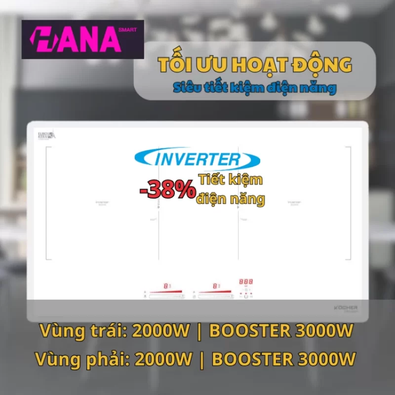 Bếp từ Kocher DIB4-888W 15 Bếp từ Kocher DIB4-888W