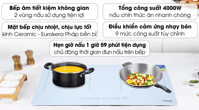 Bếp từ Kocher DIB4-888W 18 Bếp từ Kocher DIB4-888W