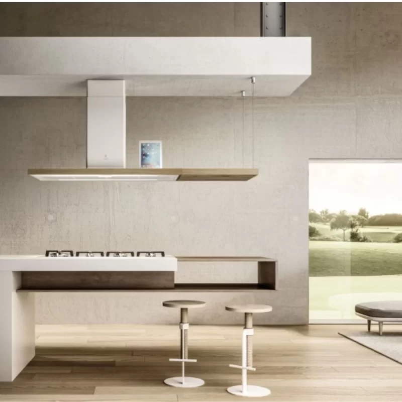 Máy hút mùi Elica BIO ISLAND WH/A/120X53 ROVERE PRF0148081 14 Máy hút mùi Elica BIO ISLAND WH/A/120X53 ROVERE PRF0148081