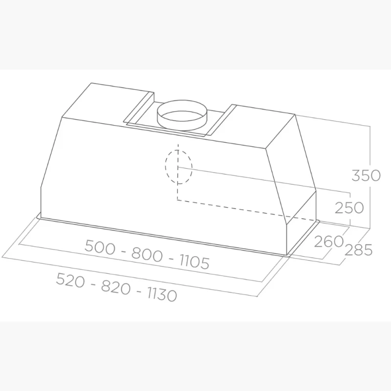 Máy hút mùi Elica CT35 PRO IX/A/60 PRF0177577 15 Máy hút mùi Elica CT35 PRO IX/A/60 PRF0177577