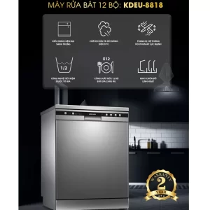 Máy rửa bát Kocher KDEU-8818 - may rua bat kocher kdeu 8818 7