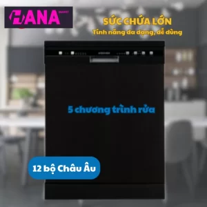 Máy rửa bát Kocher KDEU-8818BL - may rua bat kocher kdeu 8818bl 3
