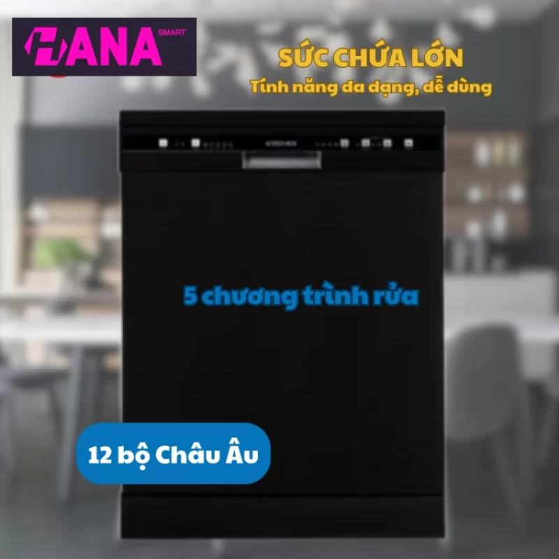 Máy rửa bát Kocher KDEU-8818BL 19 Máy rửa bát Kocher KDEU-8818BL