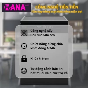 Máy rửa bát Kocher KDEU-8828SEMI - may rua bat kocher kdeu 8828semi 4