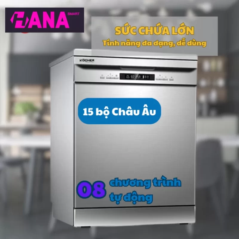 Máy rửa bát Kocher KDEU-8835 17 Máy rửa bát Kocher KDEU-8835