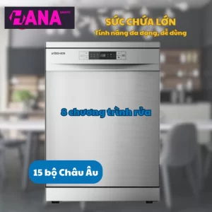 Máy rửa bát Kocher KDEU-8835SE - may rua bat kocher kdeu 8835se 3