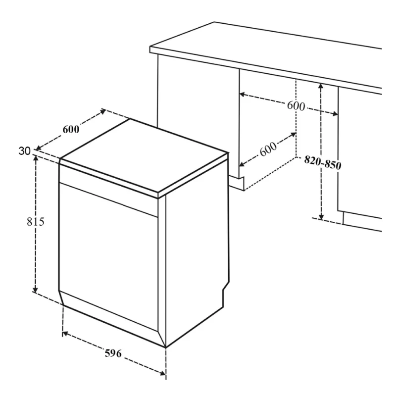 Máy rửa bát Kocher KDEU-8835SE 23 Máy rửa bát Kocher KDEU-8835SE