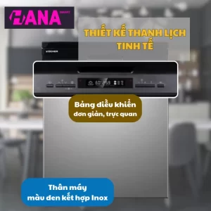 Máy rửa bát Kocher KDEU-8835SM - may rua bat kocher kdeu 8835sm 3