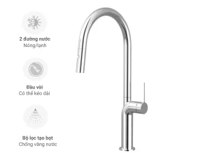 Vòi rửa chén Malloca K2203-CR - voi rua chen malloca k2203 cr3