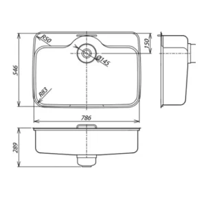 Chậu rửa bát SHIGERU GB-DK FS
