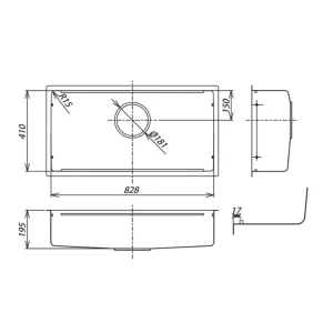 Chậu rửa bát SHIGERU JSL-K FS