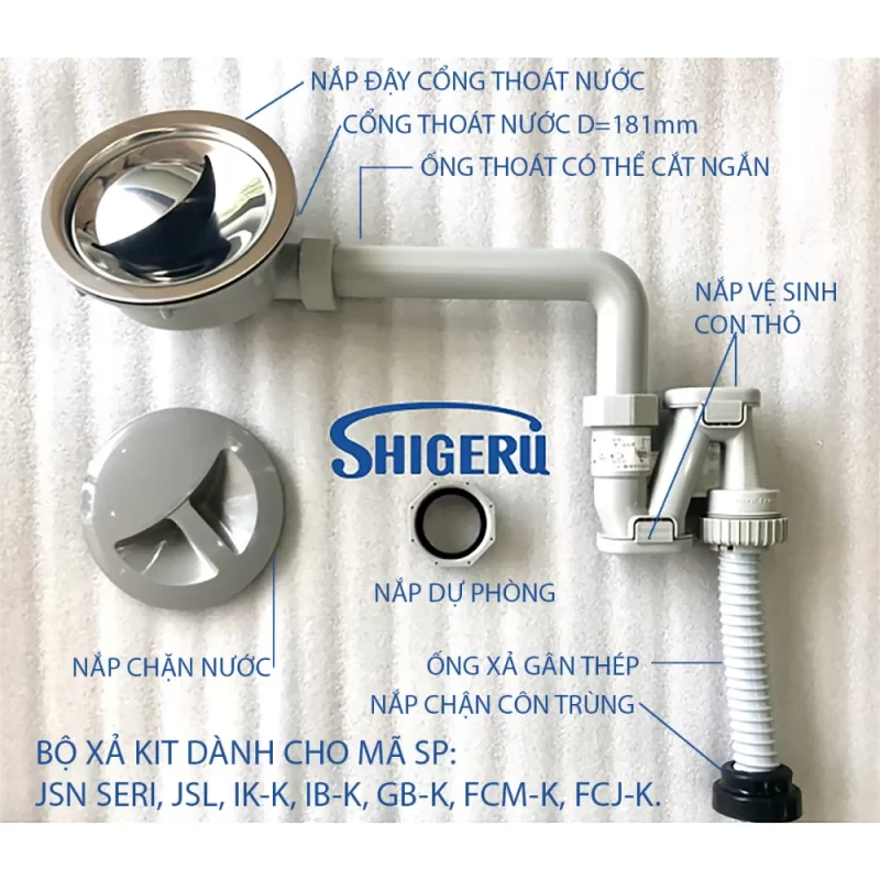 Chậu rửa bát SHIGERU LE JSL-K FS