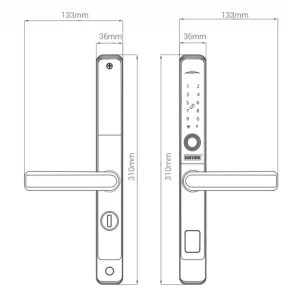 Khóa cửa nhôm GIOVANI GSL-582G
