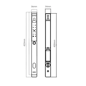 Khóa cửa nhôm GIOVANI GSL-X383SV