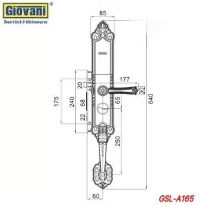 Khóa đại sảnh GIOVANI GSL-A165