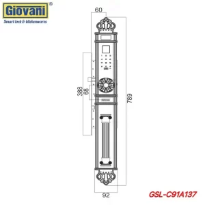 Khóa đại sảnh GIOVANI GSL-C91A137