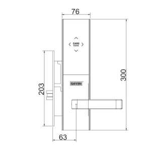 Khóa khách sạn GIOVANI GSL-117C99