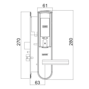 Khóa khách sạn GIOVANI GSL-126C135