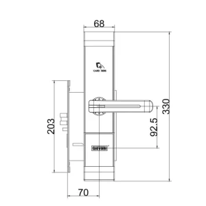 Khóa khách sạn GIOVANI GSL-89C87