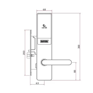 Khóa khách sạn GIOVANI GSL-X303