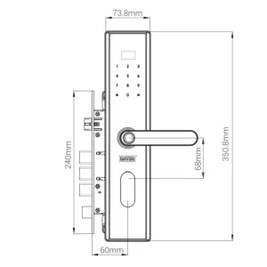 Khóa vân tay GIOVANI GSL-630G