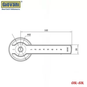 Khóa vân tay GIOVANI GSL-S3