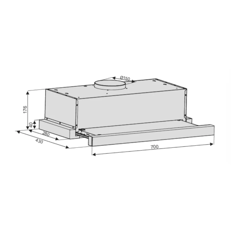 Máy hút mùi LORCA TA-3005A 70cm 12 Máy hút mùi LORCA TA-3005A 70cm