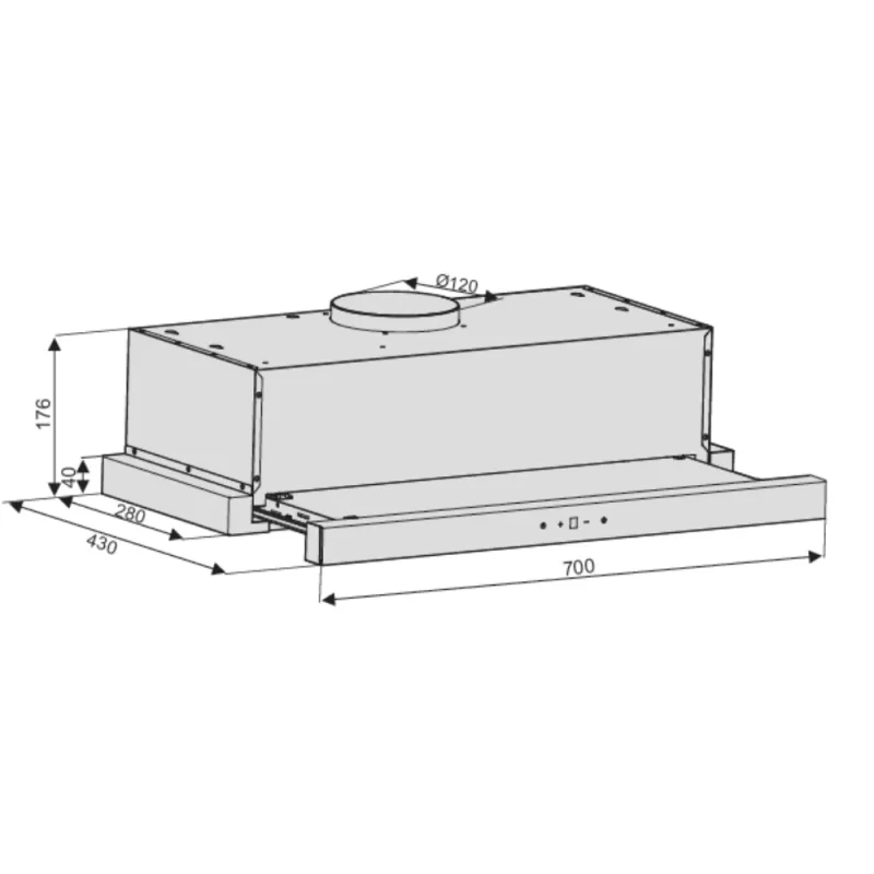 Máy hút mùi LORCA TA-3005C 70cm 13 Máy hút mùi LORCA TA-3005C 70cm