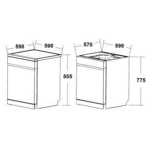 Máy rửa bát KOCHER X15B