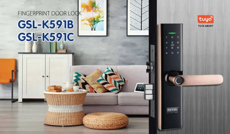 Khóa vân tay GIOVANI GSL-K591C 10 Khóa vân tay GIOVANI GSL-K591C
