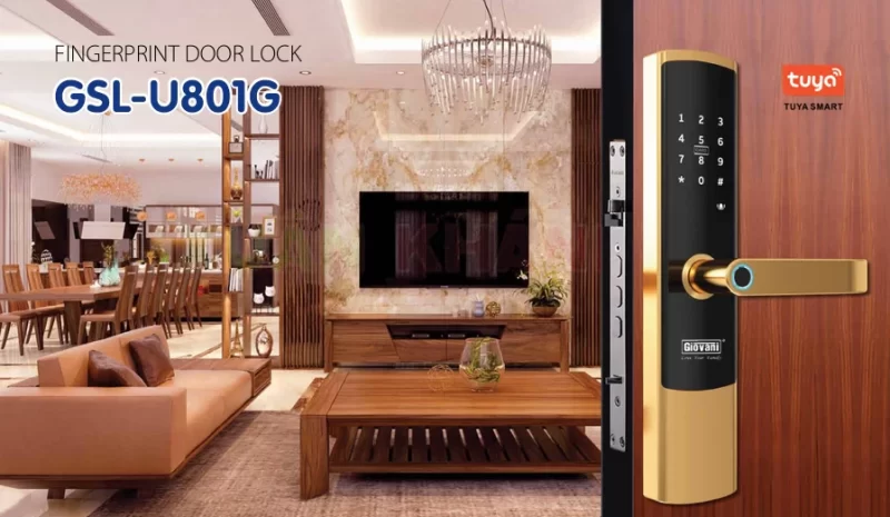 Khóa vân tay GIOVANI GSL-U801G 12 Khóa vân tay GIOVANI GSL-U801G