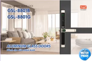 Khóa cửa nhôm GIOVANI GSL-8801B